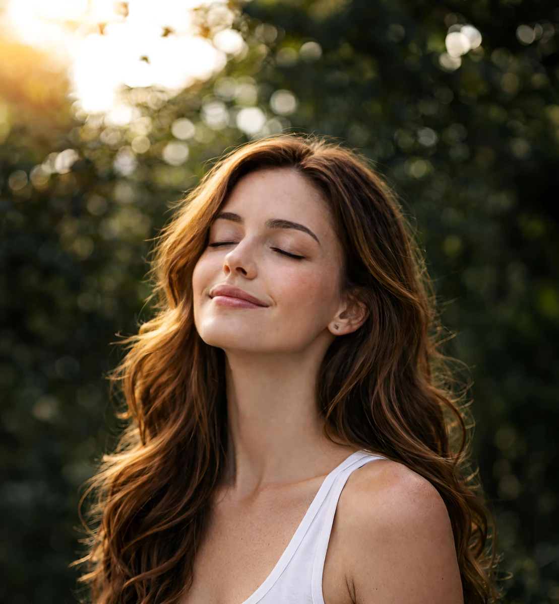 Woman showing antioxidant wellness from Camu Camu